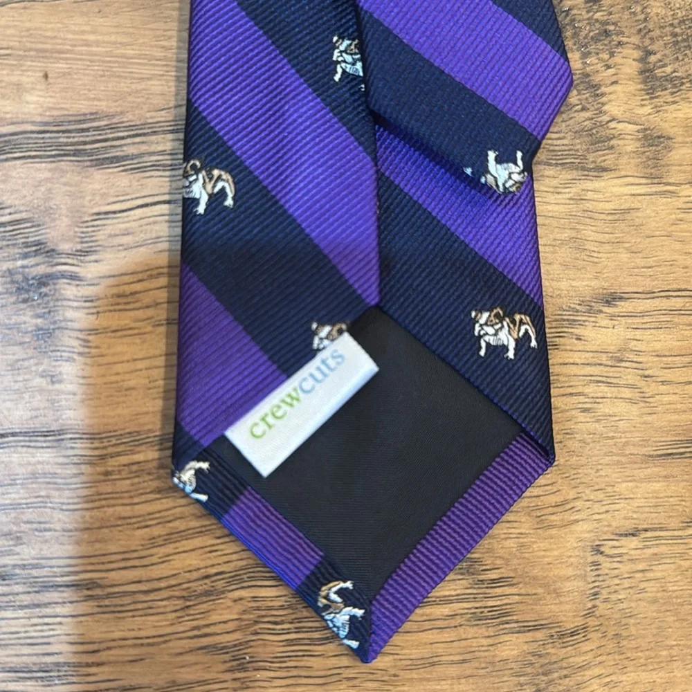 Crew cut kids bulldog tie